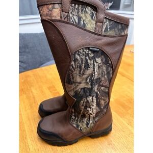 Thorogood Waterproof 17" Side-Zip Snake Boots for Men Made with SnakeGuard sz8